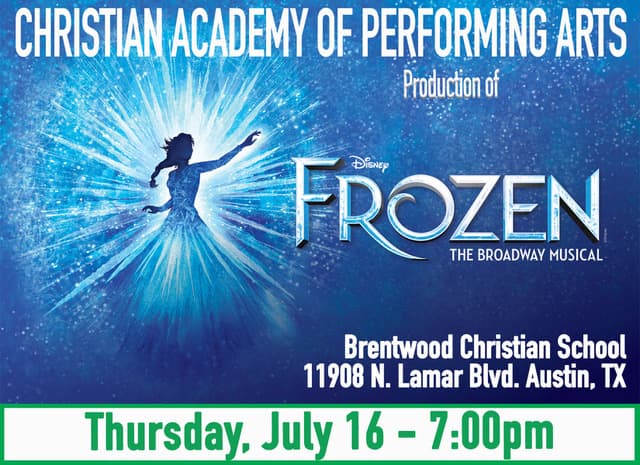 Frozen ticket for Thursday, July 16